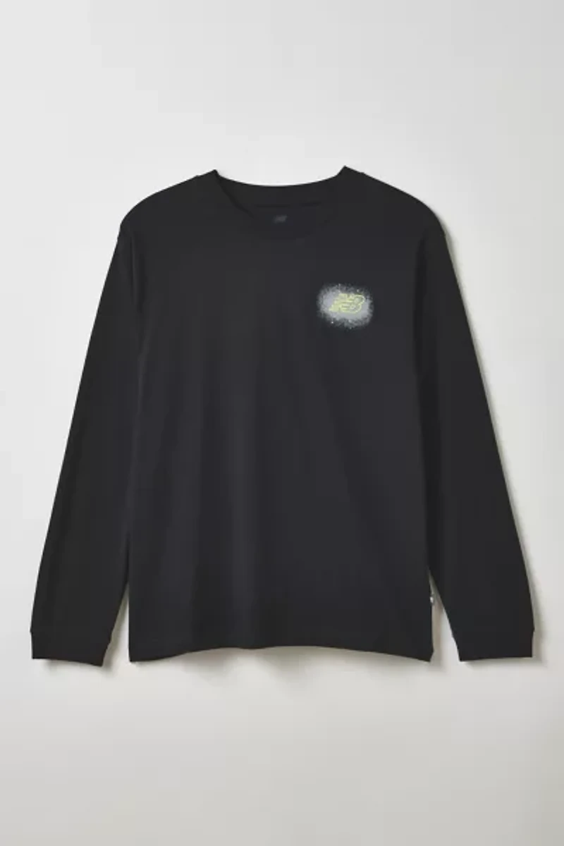 New Balance Spray Paint Graphic Long Sleeve Tee