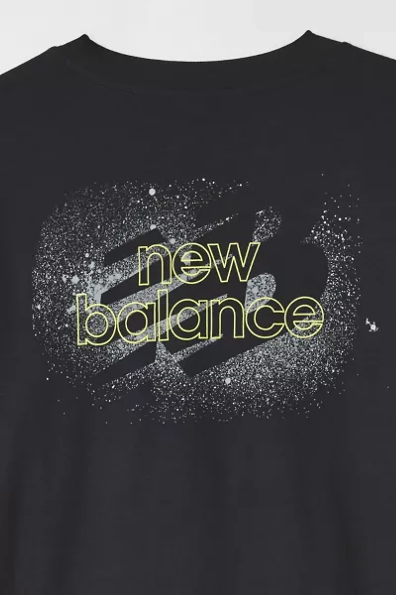 New Balance Spray Paint Graphic Long Sleeve Tee