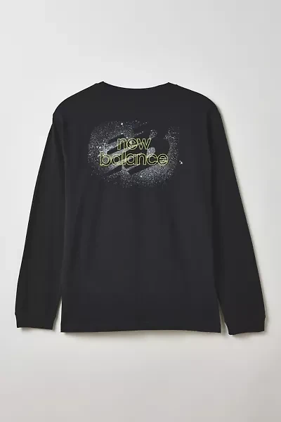 New Balance Spray Paint Graphic Long Sleeve Tee
