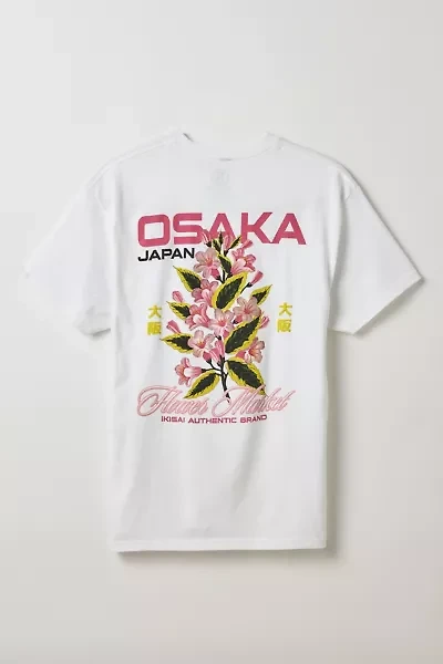 Osaka Japan Flowers Graphic Tee