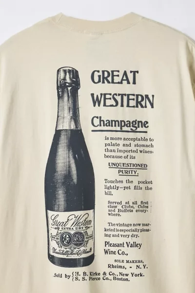Great Western Champagne Graphic Tee