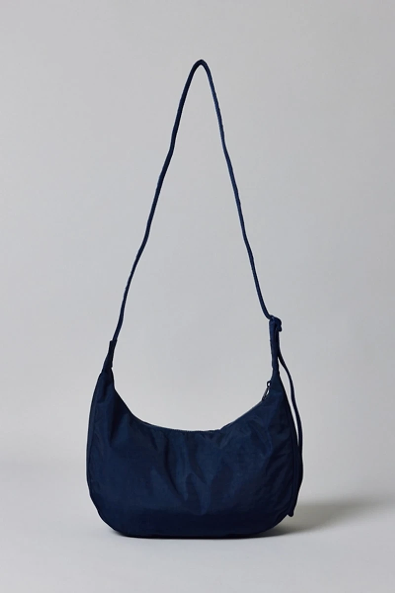 BAGGU UO Exclusive Teddy Bear Medium Nylon Crescent Bag