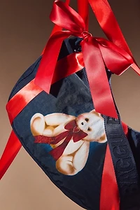 BAGGU UO Exclusive Teddy Bear Medium Nylon Crescent Bag