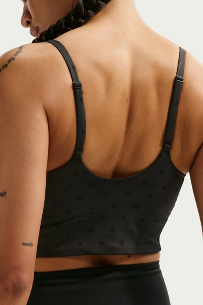 Nike One Light-Support Padded Printed Sports Bra