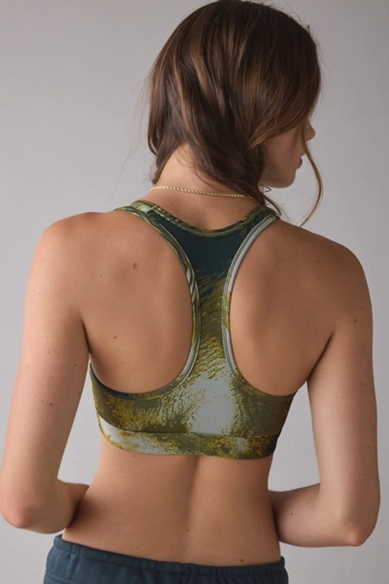 Nike Sportswear Swoosh Printed Medium Support Sports Bra