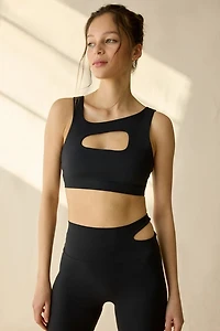 Nike Zenvy Asymmetric Cutout Light-Support Sports Bra