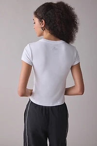 Nike Sportswear Chill Knit Embellished Graphic Slim Cropped Tee