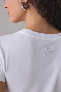 Nike Sportswear Chill Knit Embellished Graphic Slim Cropped Tee