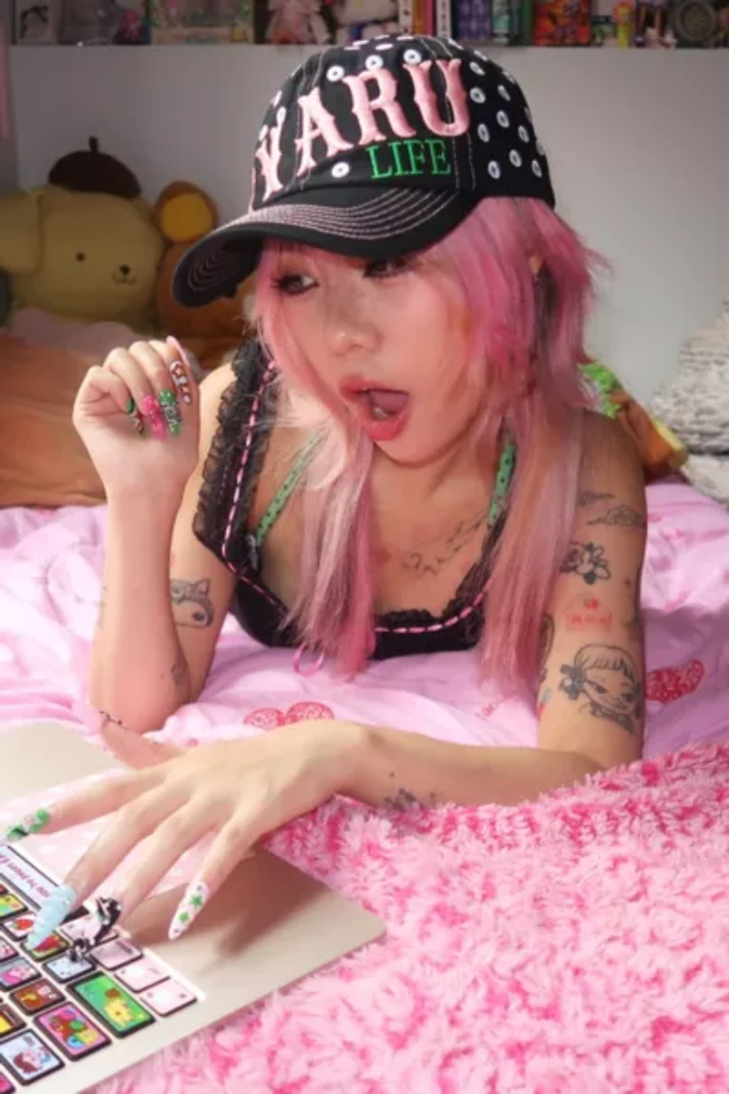 Strawberry Western Gyaru Baseball Cap