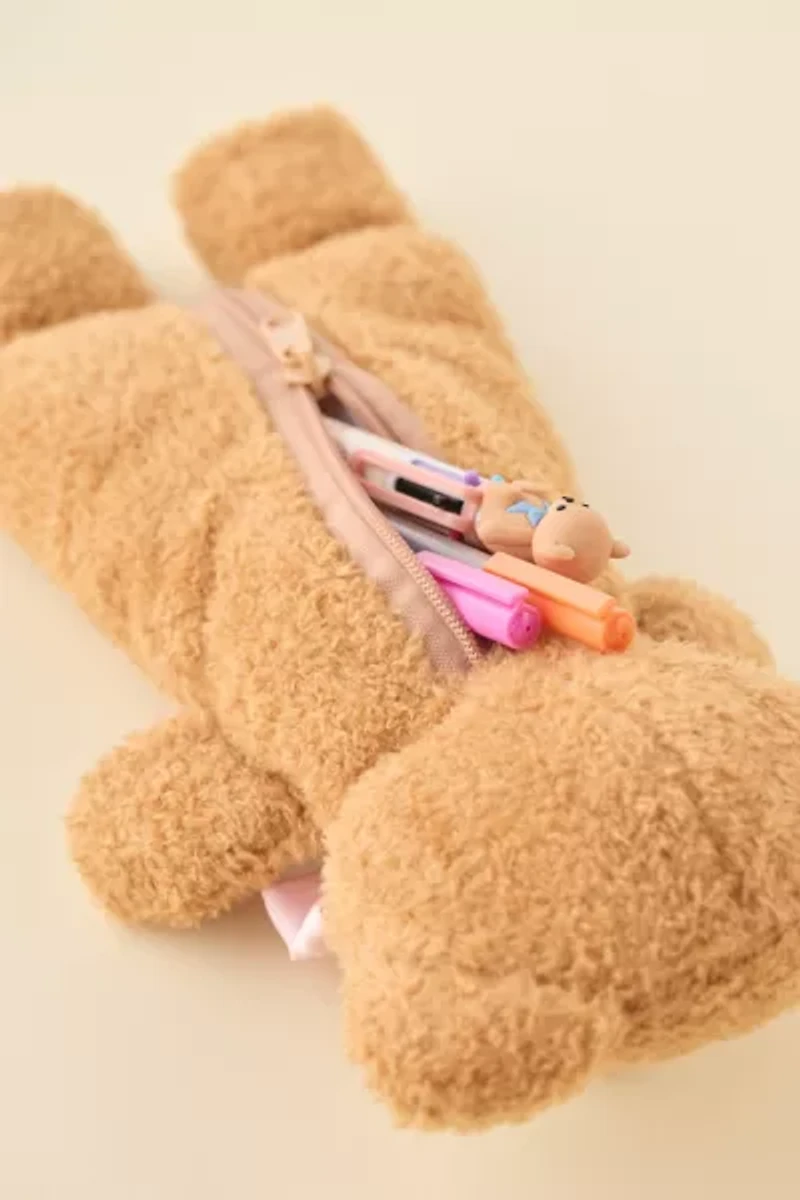 Teddy Bear Plushie Pencil Case