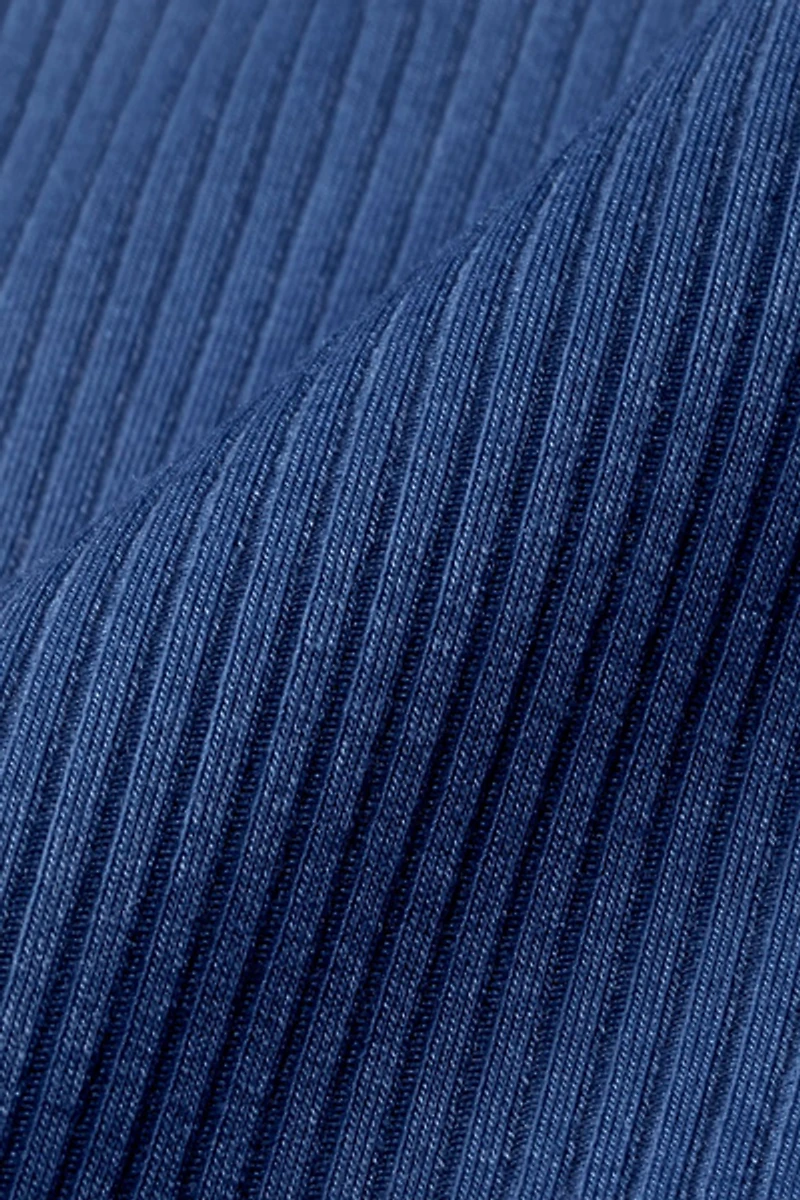 Nike Sportswear Chill Knit Mini-Rib Foldover Flared Leggings