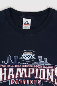 Vintage New England Patriots Super Bowl XXXIX Champions Tee