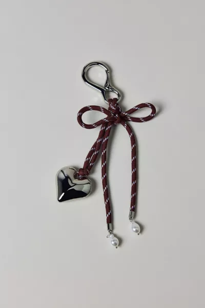 Corded Heart Keychain