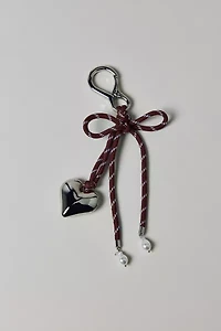 Corded Heart Keychain