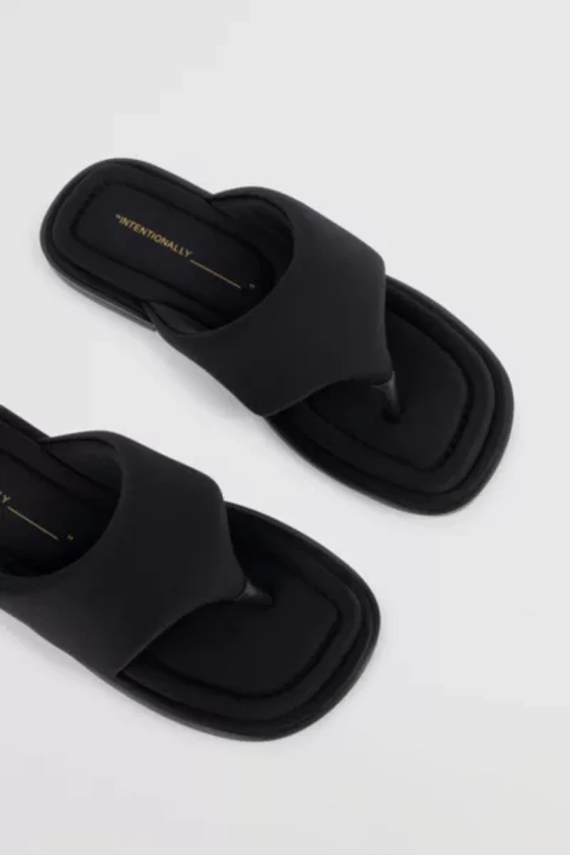 Intentionally Blank Seoul Vegan Neoprene Thong Sandal