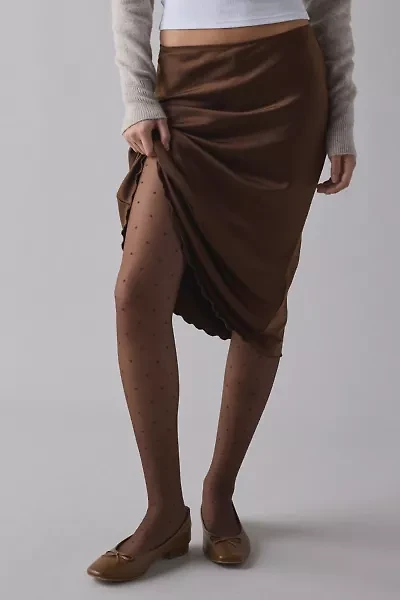 Mini Polka Dot Semi-Sheer Tights