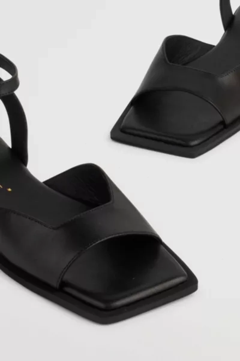 Intentionally Blank Dive Leather Square Toe Sandal