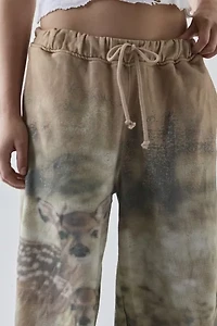 Out From Under Kai Printed Extreme Barrel Joggers