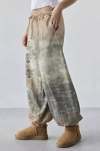 Out From Under Kai Printed Extreme Barrel Joggers