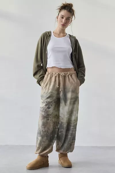 Out From Under Kai Printed Extreme Barrel Joggers