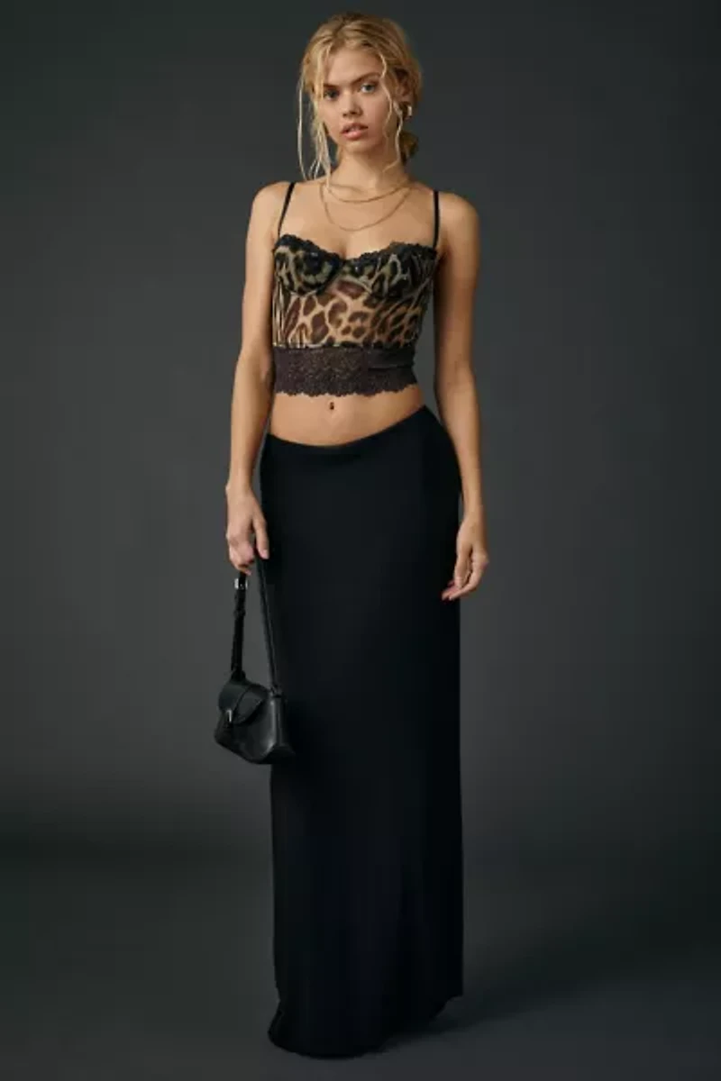 Out From Under Adrena Mesh + Lace Underwire Corset Cami