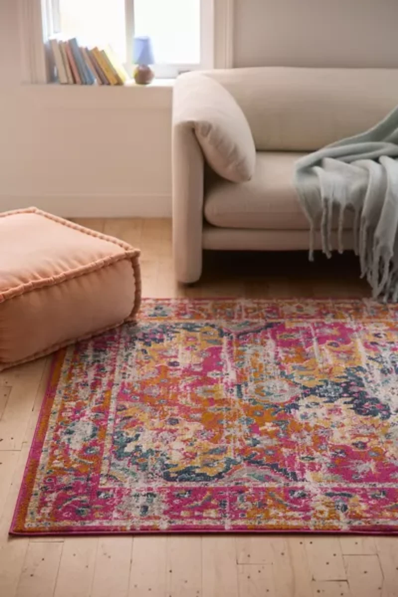 Marlowe Washed Printed Rug