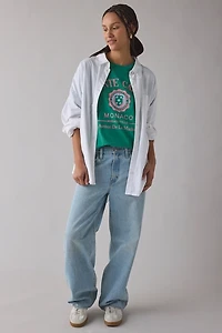 Monte Carlo Team Crest Graphic Oversized T-Shirt Dress
