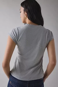 BDG Vee Neck Short Sleeve Spill The Tee