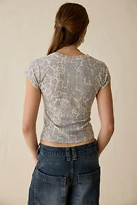 BDG V-Neck Short Sleeve Spill The Tee