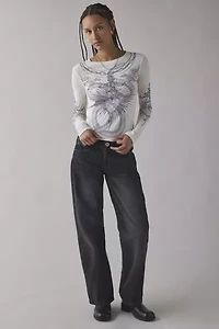 BDG Tattoo Graphic Long Sleeve Spill The Tee
