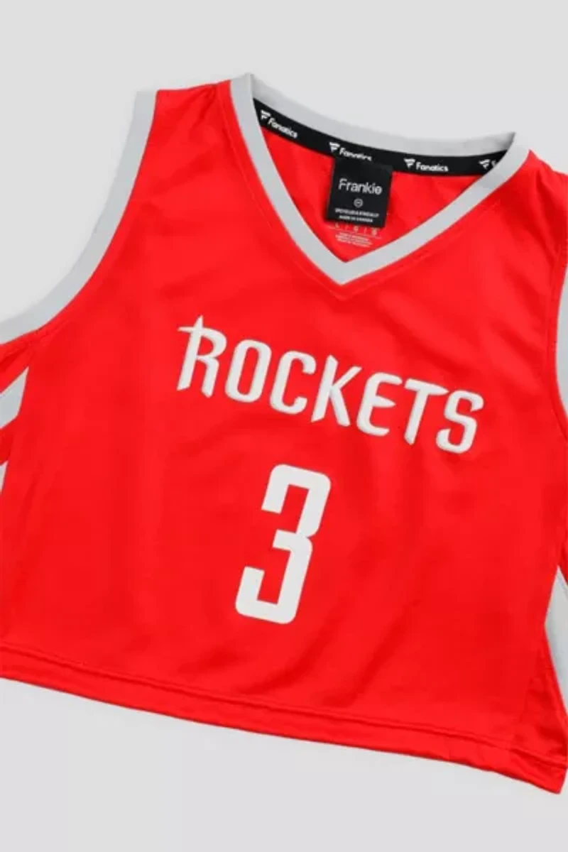 Frankie Collective Rework Houston Rockets NBA Crop Jersey