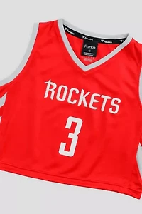 Frankie Collective Rework Houston Rockets NBA Crop Jersey
