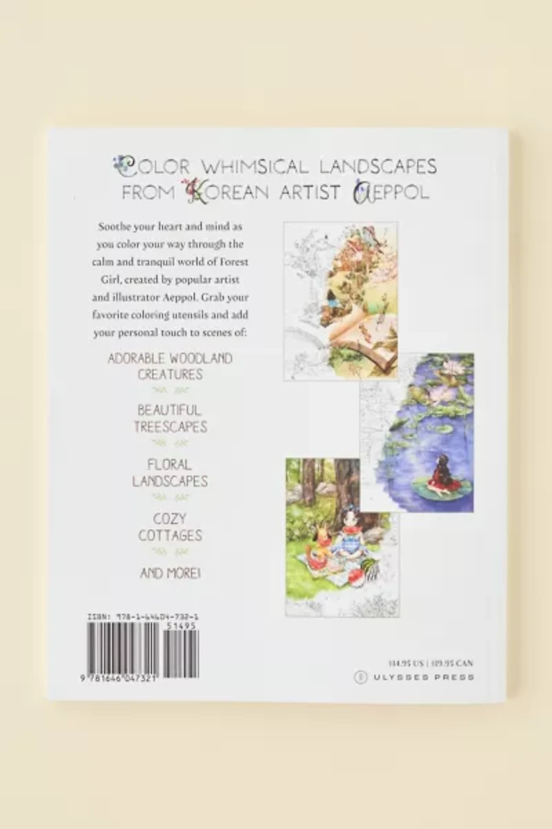 The Forest Girl's Coloring Book By Aeppol