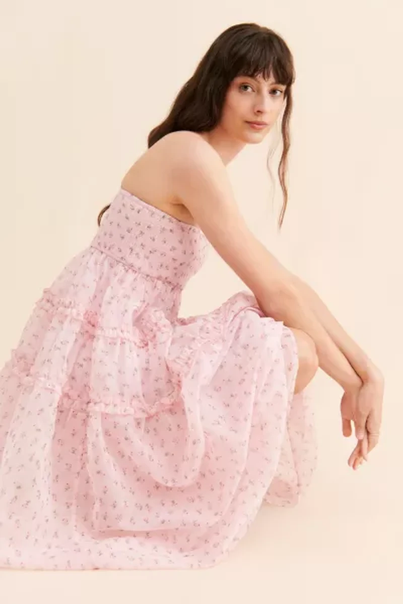 Sister Jane Celandine Ditsy Bandeau Dress