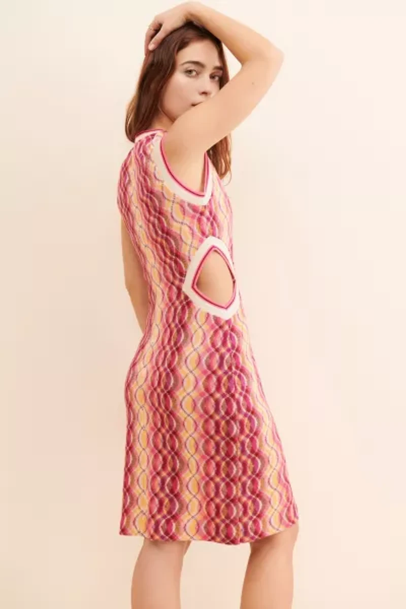 Anna Sui Wave Rider Knit Dress