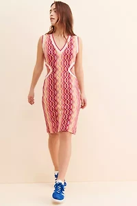 Anna Sui Wave Rider Knit Dress