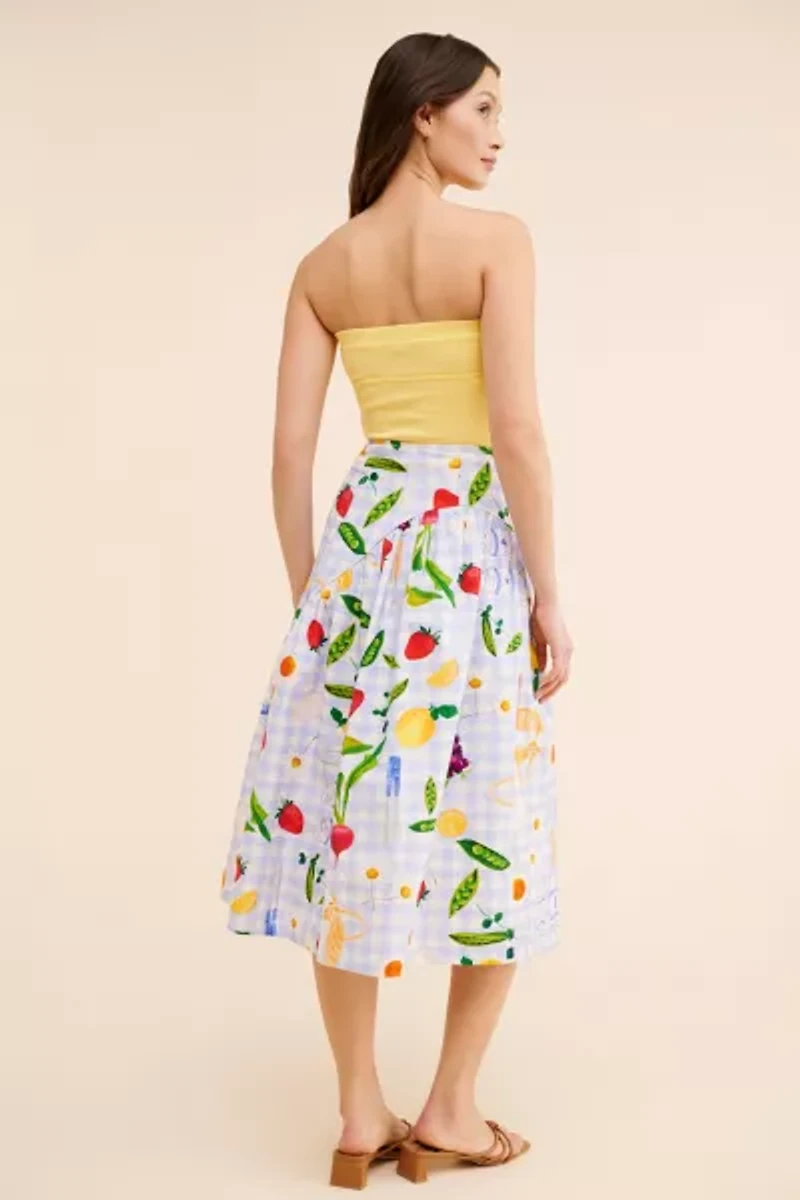 Lisa Says Gah Maeve Picnic Midi Skirt