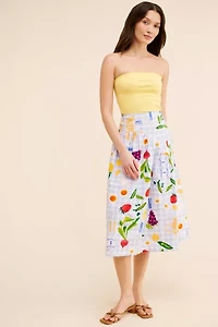 Lisa Says Gah Maeve Picnic Midi Skirt