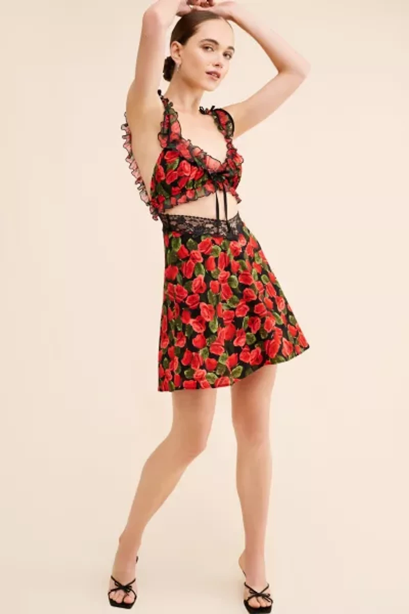 For Love & Lemons Varvera Mini Dress