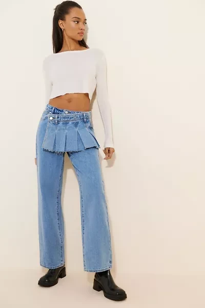 Abrand Jeans 95 Baggy Mid-Rise Skirt