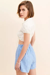 MinkPink Geneva Textured Shorts