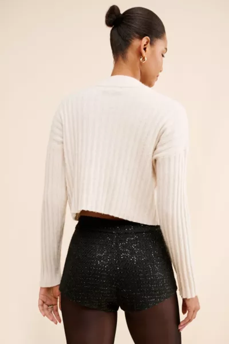 Endless Rose Tweed Micro Shorts