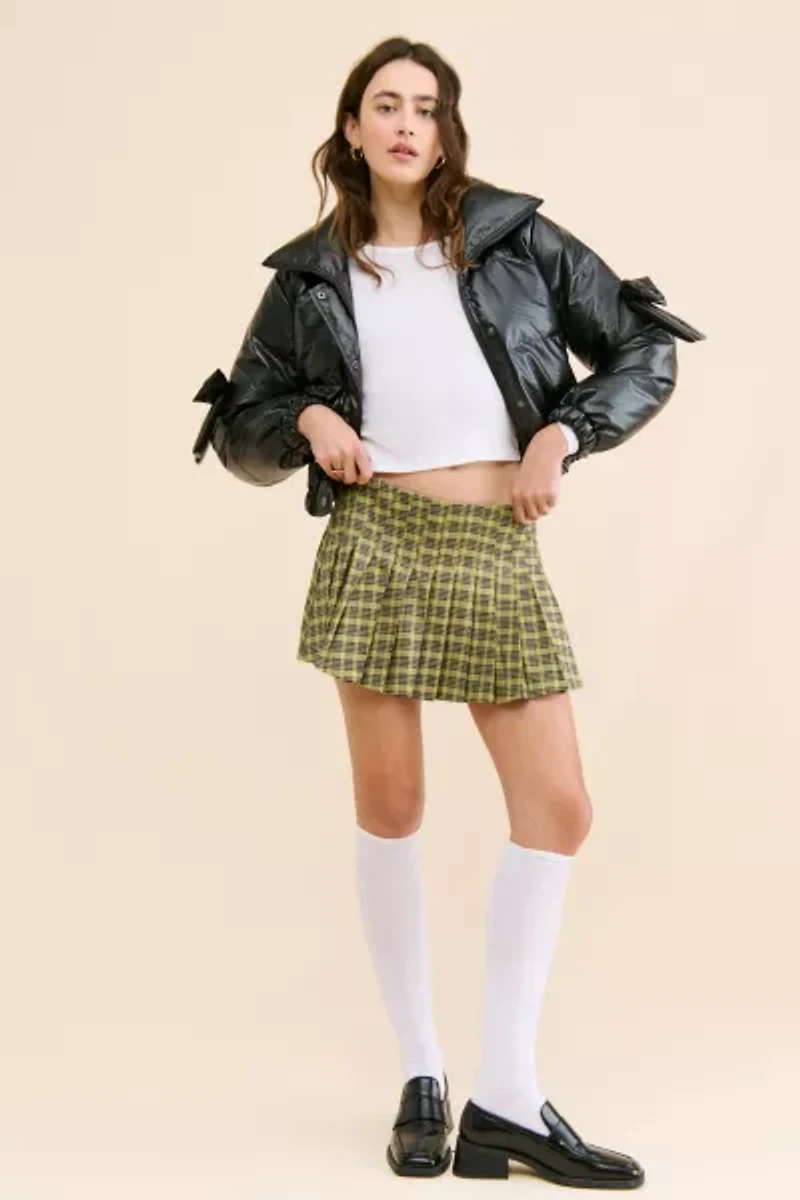 Motel Cida Small Pleat Skirt