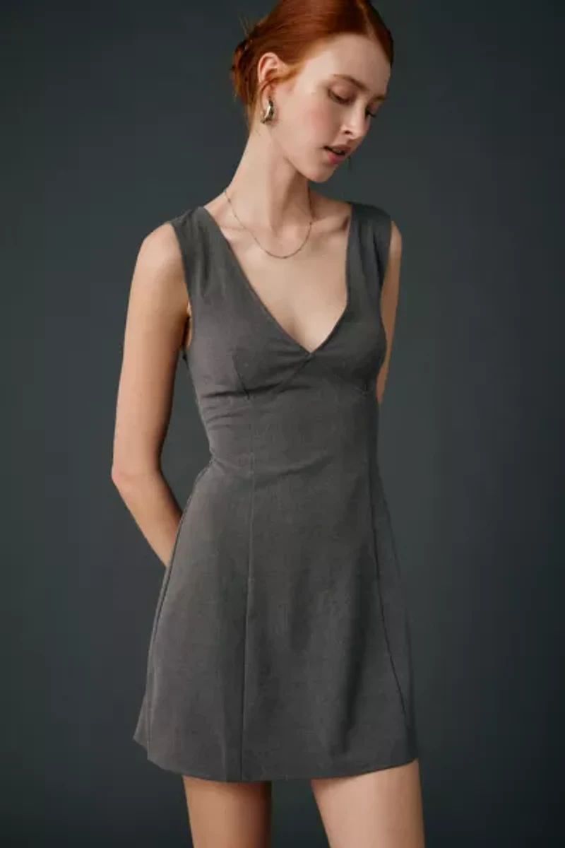 Motel Thaif Tailored V-Neck Sleeveless Mini Dress