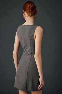 Motel Thaif Tailored V-Neck Sleeveless Mini Dress