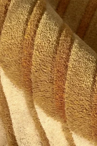 Jubi Golden Geometry Hand Tufted Wool Rug