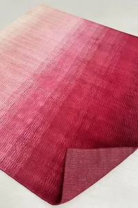 Jubi Pink Ombre Hand Loomed Wool Rug