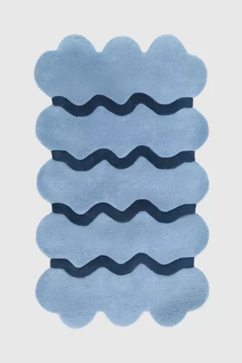 Jubi Sculpted Edge Hand Tufted Wool Rug