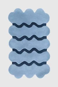 Jubi Sculpted Edge Hand Tufted Wool Rug
