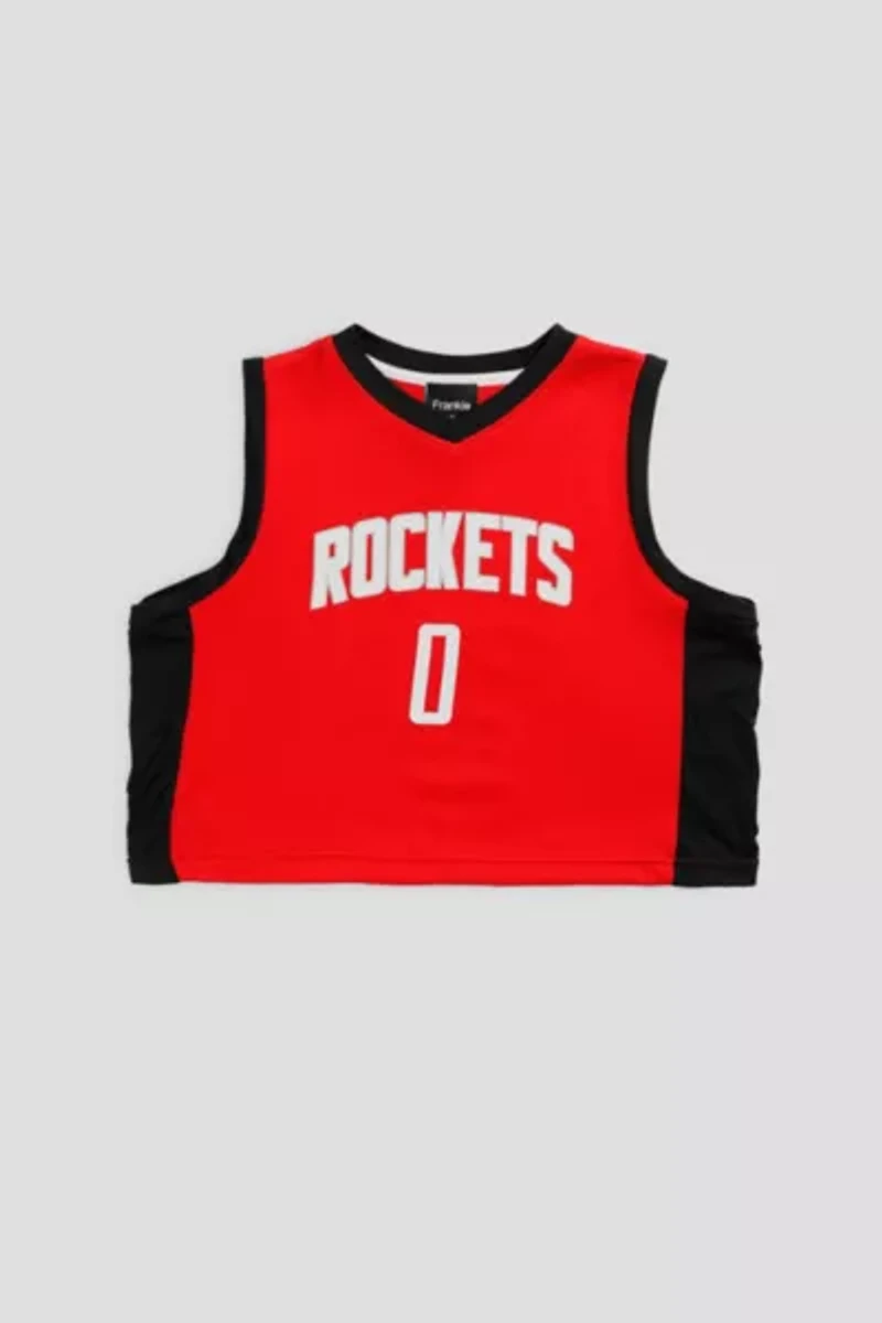 Frankie Collective Rework Houston Rockets NBA Crop Jersey